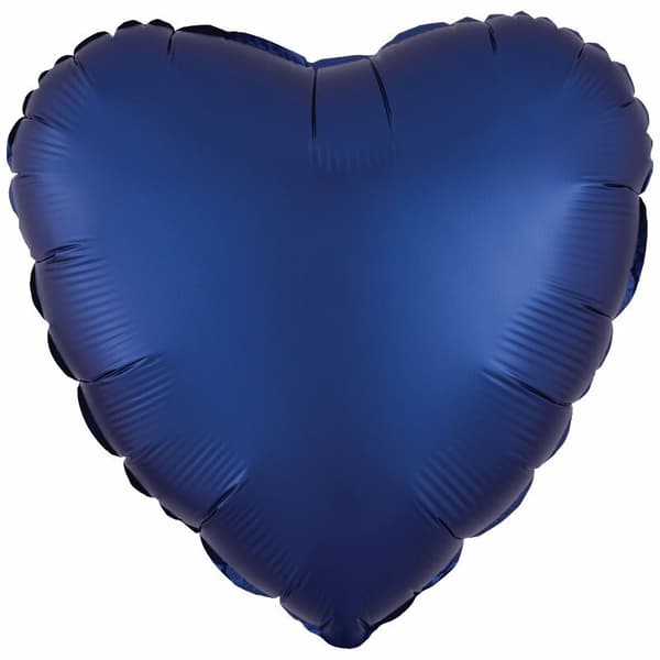 Lustre Marineblå Hjerte Folieballon 43cm Bulk 9914111-92
