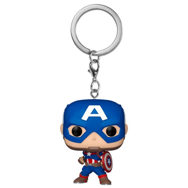 Pocket POP Avaimenperä Marvel Captain America Classics