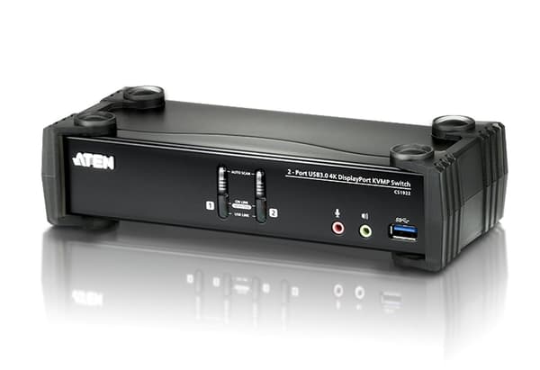 ATEN CS1922 KVMP Switch - KVM / lyd / USB switch - 2 porte