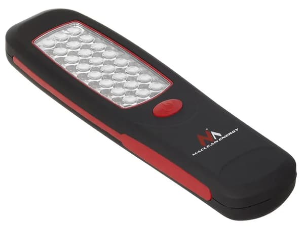 Maclean Verkstadslampa MCE03 24 LED Magnetkrok 3xAA