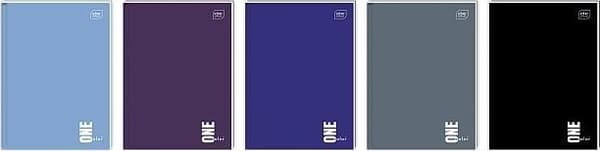 Anteckningsbok A7/80K Enfärgad rutad (20 st)