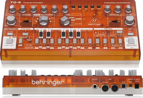Behringer RD-6-TG Trummaskin - Orange Transparent
