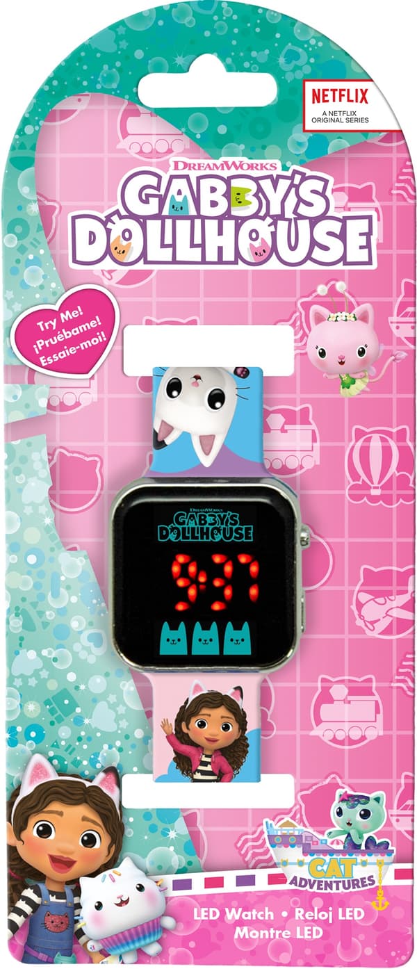 Gabbys Dollhouse LED-klocka