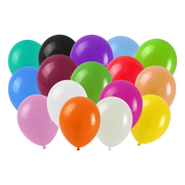 Pastel BALLON MIX farve. op. 100 stk