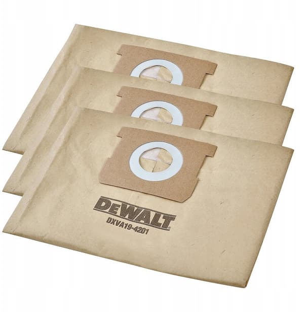 Dammsugarpåse Dewalt DXVA19-4204, 3 st
