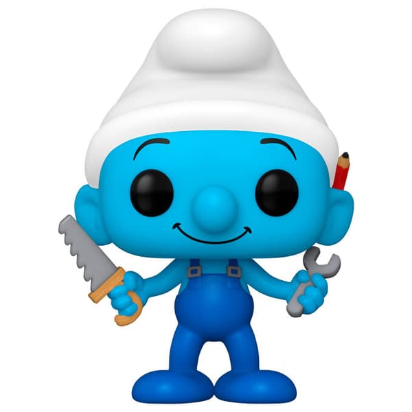 POP-figur Smurfarna Händige Smurf