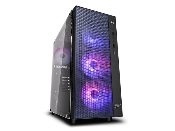 ATX semi-tornikotelo DEEPCOOL Matrexx 55 Mesh ADD-RGB 4F ARGB Musta