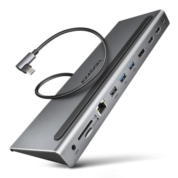 Axagon HMC-4KX3 USB-C-telakka/replikaattori