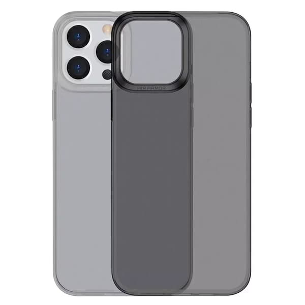 Baseus iPhone 13 Pro Max cover Simple Series gennemsigtig Sort (ARAJ000501)