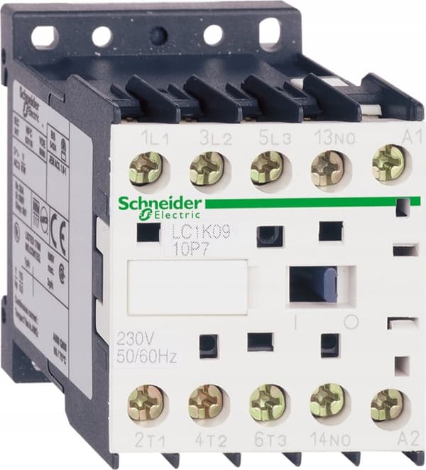 Effektkontaktor 6A 3P 24V AC 50Hz 1R LC1K0601B5