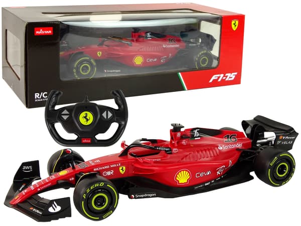 Auto R/C Racing Ferrari F1 1:12 Punainen