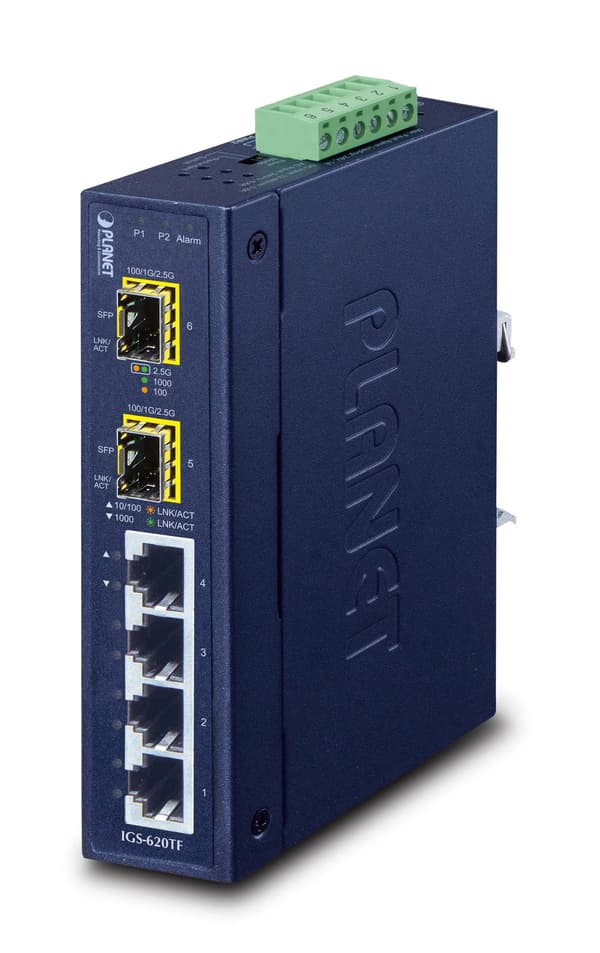 PLANET IGS-620TF - switch - 6 porte - uadministreret