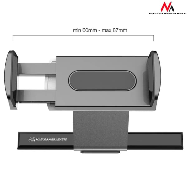 Maclean MC-782 Biltelefonhållare Aluminium+ABS CD-fack