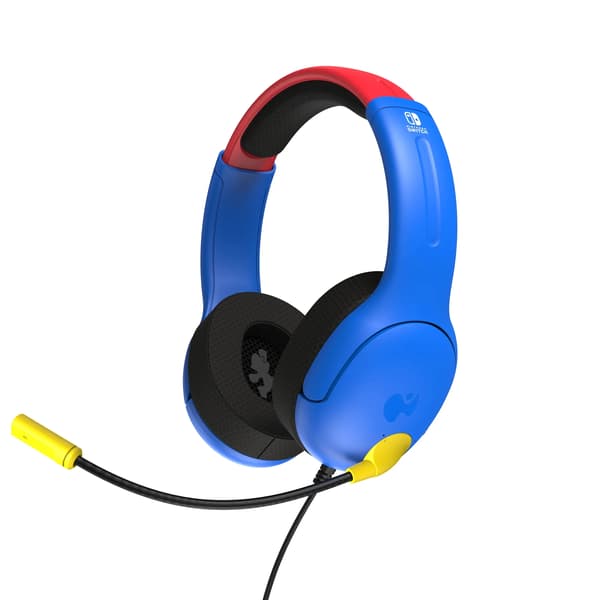 PDP NINTENDO SWITCH AIRLITE TRÅDBUNDET HEADSET MARIO