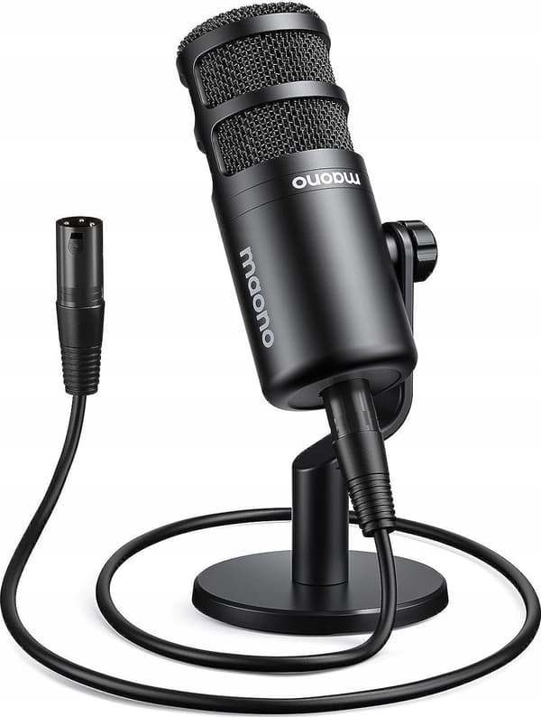 Maono Mikrofon Professionell Studiomikrofon Dynamisk Kondensor XLR PC Maono PD100