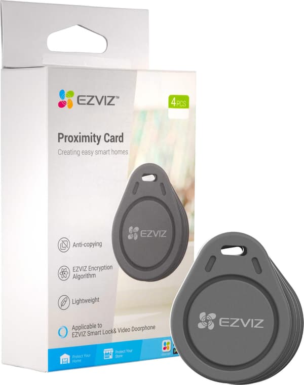 NÆRHEDSNØGLEVEDHÆNG EZVIZ CS-DL-IC-CPU-R200 (4 stk.)