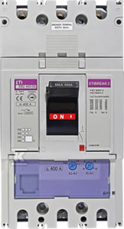 Kompakt afbryder 3P 400A 50kA /termo-magnetisk udløser/ EB2 400/3S 004671102