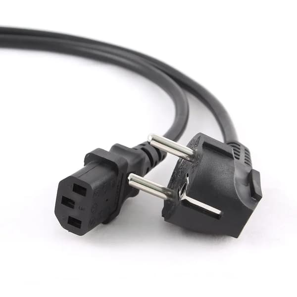 Cablexpert | PC-186-VDE-3M Strömkabel (C13), VDE-godkänd, 3 m | Svart