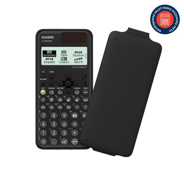Casio laskin FX 991 CW, musta, koulu