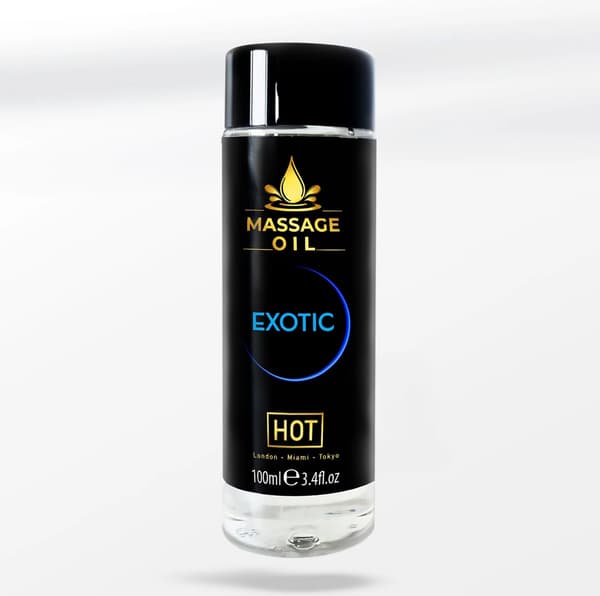 HOT Massageolja Exotic Special 100ml - Närande Aromatisk Formula