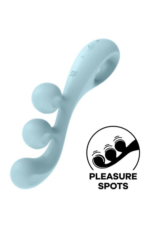 Vibraattori emättimen stimulaatio Satisfyer Tri Ball 2