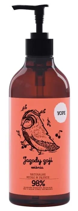 Yope Yope Sæbe til Kræft Gojibær og Kirsebær - 500 ml
