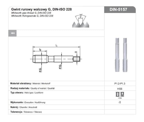 FANAR TAP G 1/2\" NGRA/2