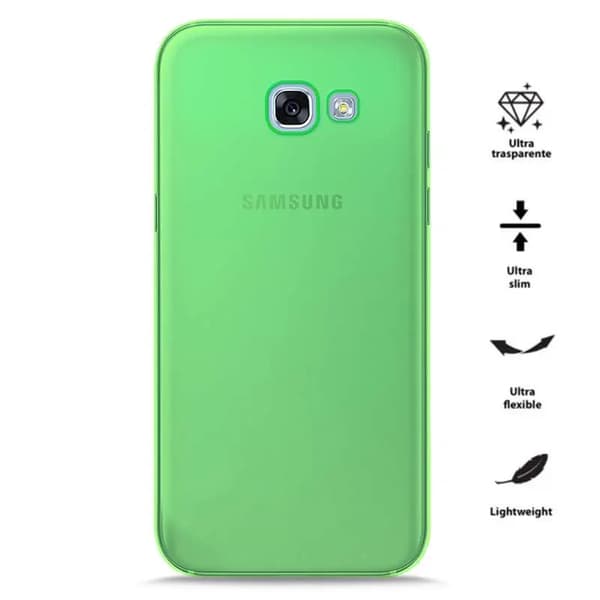 PURO 0.3 Nude - Cover til Samsung Galaxy A3 (2017) (Fluo Grøn)