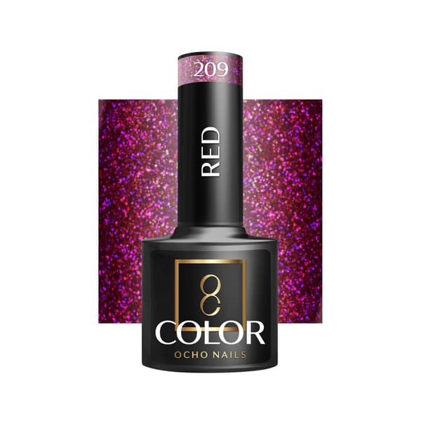OCHO NAILS Gel Polish röd 209 -5 g