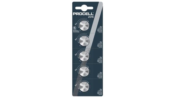 Duracell Duracell Batterie Procell - CR2016 Intense Lithium 5 kpl pakkaus
