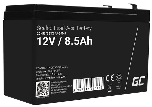 Batteri til GREEN CELL AGM47 afbrydelsesfri strømforsyning