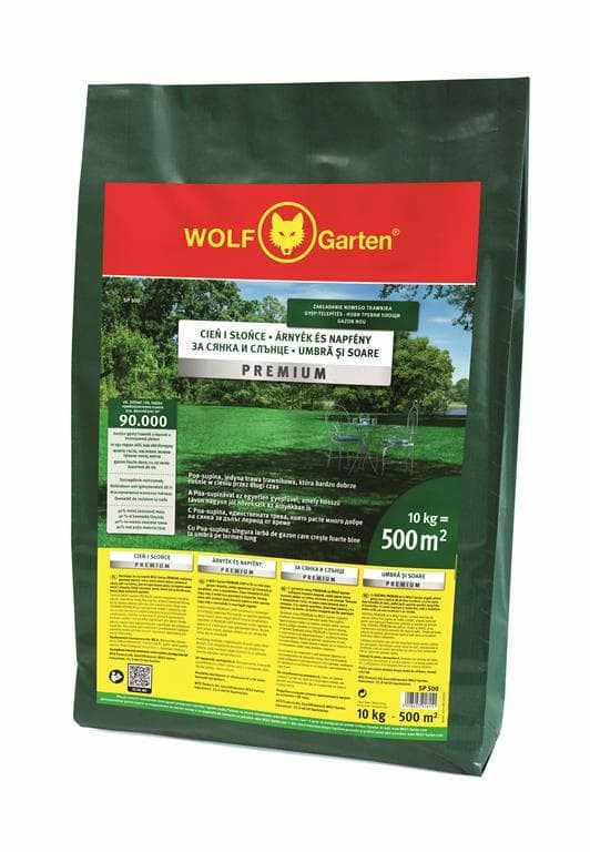 WOLF GARTEN NURMIKKO PREMIUM CIEN JA SLONCE SP 500m2