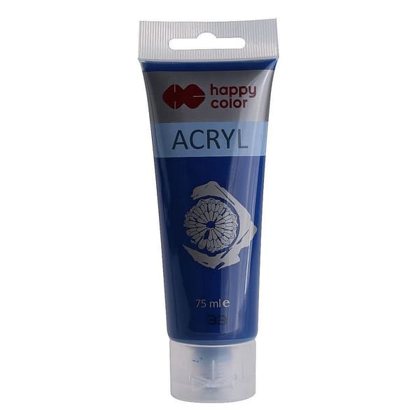 Akrylfärg 75ml marinblå HAPPY COLOR