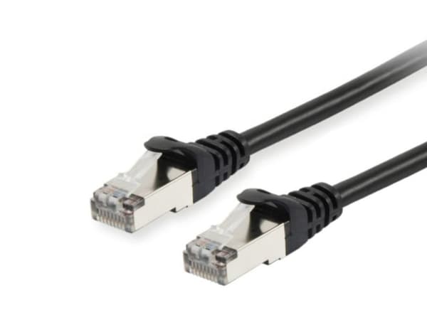 Equip Patchkabel, Cat6, S/FTP, HF, 3m, sort (605592)