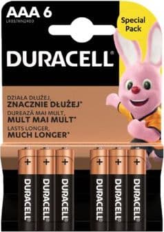 Duracell-paristo AAA/R03 6 kpl