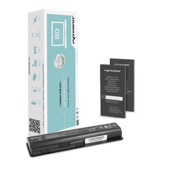 Movano batteri til HP notebook dv4, dv5, dv6 (10.8V-11.1V) (4400 mAh)