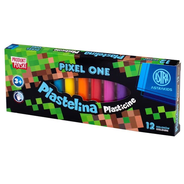 Plastelina Pixel One 12 färger ASTRA