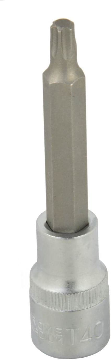 Topnøgle torx 6-kant.100mm CRV T-40 (10/100)