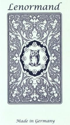Tarotkort Mlle Lenormand Blå Uggla GB