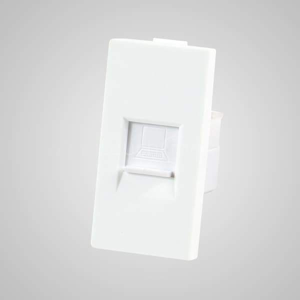 Touchme Modul 1/2 computerstik RJ45 hvid (TM903W)