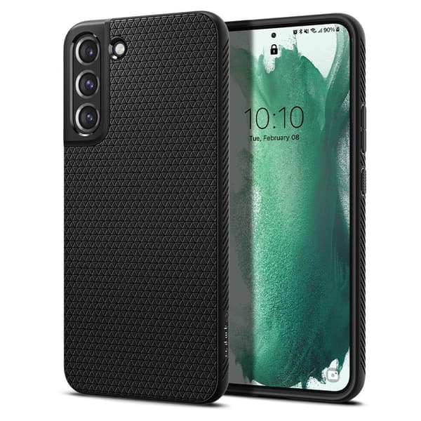 SPIGEN Liquid Air cover til SAMSUNG S22 PLUS mat sort