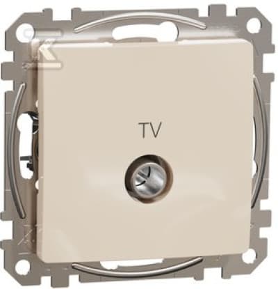 Schneider Electric, Sedna Design and Elements, End TV-stikdåse (4dB), beige, SDD112471