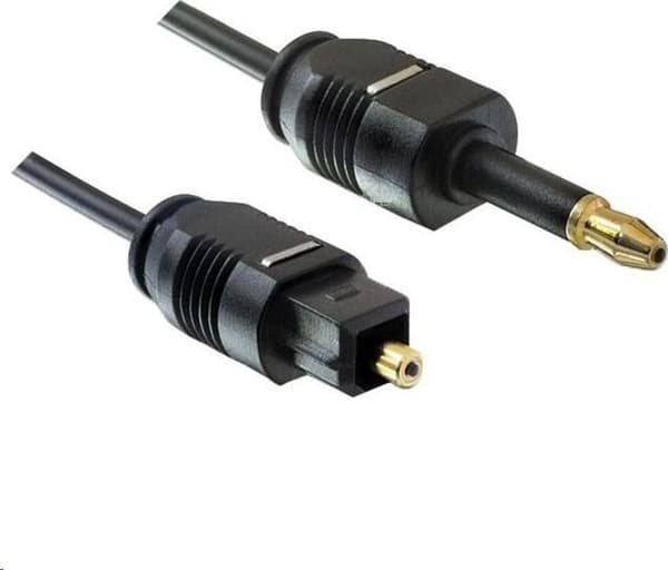 Kabel PremiumCord Jack 3.5mm - Toslink Mini 3m svart (kjtos2-3)