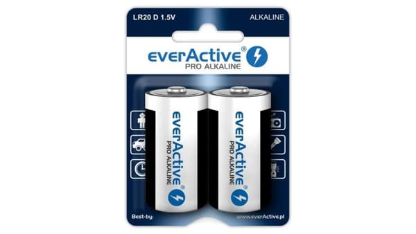 PARISTOT EVERActive PRO ALKALINE LR20 D 2KPL RAKKOPAKKAUS