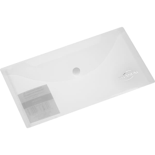 Kirjekuorilaukku DL läpinäkyvä