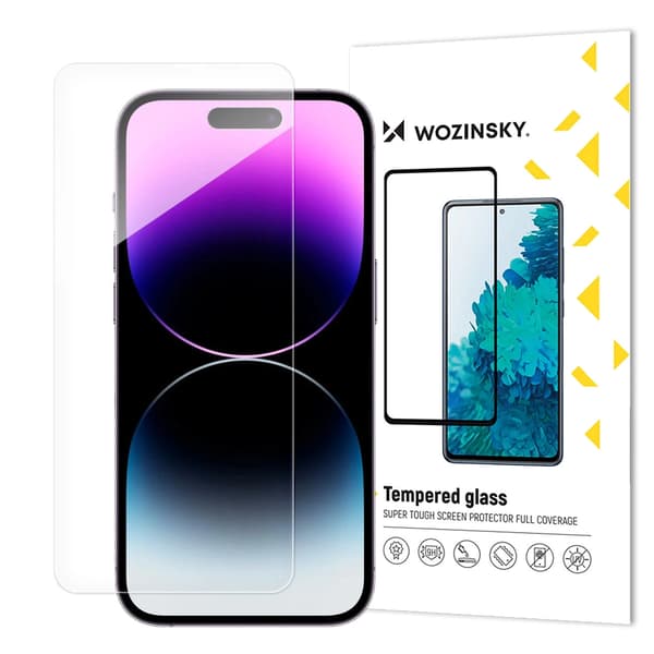 Wozinsky hærdet glas til iPhone 16 Pro / iPhone 17 / iPhone 17 Pro