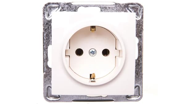 Ospel Stikkontakt Impression enkelt schuko ecru (GP-1YS/m/27)