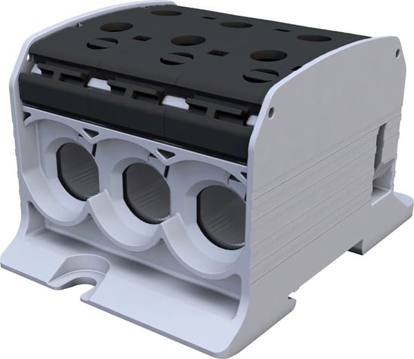 Gevindskinneadapter Al/Cu STB 95-3 (87560) SIMBLOCK sort 81103007