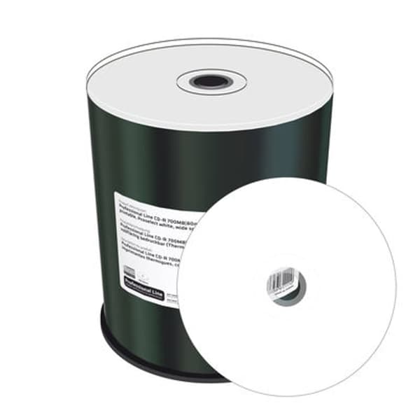 MediaRange CD-R 700MB 100st Proselect vit helmetalliserad