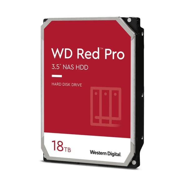 WD Harddisk RED PRO - 18 TB - 3.5\" - SATA 6 GB/s